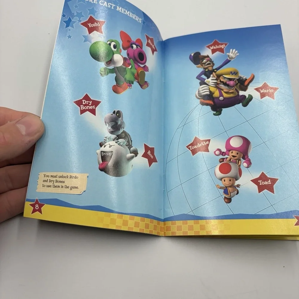 Mario Party 7 Nintendo Gamecube Instruction Manual‎ Booklet ONLY